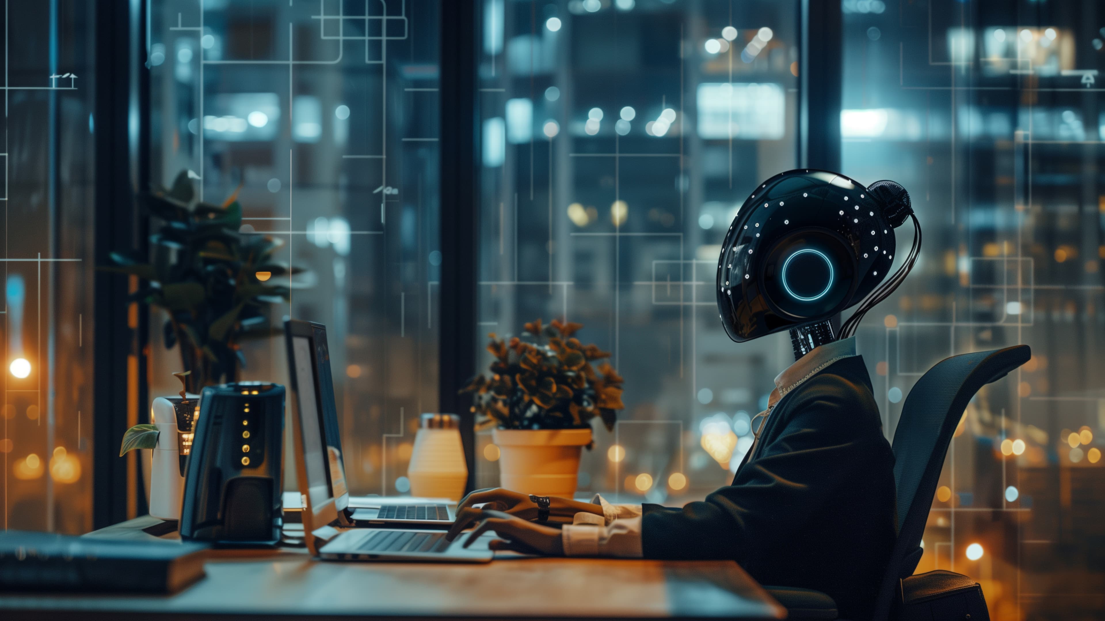 AI technology background